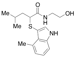 药物标准品N-(2-Hydroxyethyl)-4-methyl-2-((4-methyl-1H-indol-3-yl)thio)pentamide - TRC