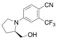 药物标准品(R)-4-(2-Hydroxymethylpyrrolidin-1-yl)-2-trifluoromethylbenzonitrile - TRC