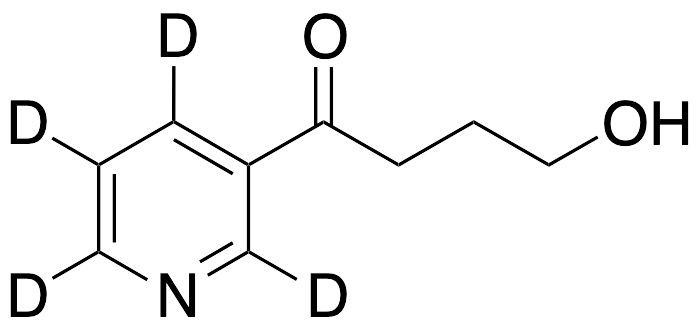 药物标准品4-Hydroxy-1-(3-pyridyl-2,4,5,6-d4)-1-butanone - TRC