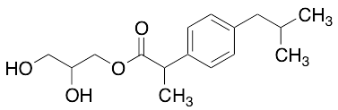 药物标准品Ibuprofen Related Compound (2,3-Dihydroxypropyl 2-(4-Isobutylphenyl)Propanoate) - TRC