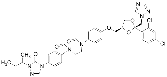 药物标准品Itraconazole Desethylene-seco-piperazine Di-N-formyl Impurity - TRC