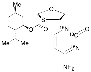 药物标准品(2R,5S)-L-Menthol-5-(4-amino-2-oxo-1(2H)-pyrimidinyl-15N2,13C)-1,3-oxathiolane-2-carboxylate - TRC