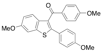 药物标准品[6-Methoxy-2-(4-methoxyphenyl)benzo[b]thien-3-yl][4-methoxyphenyl]methanone - TRC