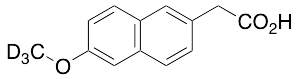 药物标准品6-Methoxy-2-naphthaleneacetic Acid-d3 (Desmethyl Naproxen-d3) - TRC