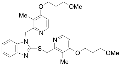 药物标准品N-[[4-(3-Methoxypropoxy)-3-methyl-2-pyridinyl]methyl] Rabeprazole Sulfide - TRC