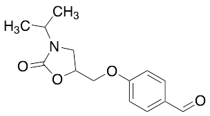 药物标准品4-[[3-(1-Methylethyl)-2-oxo-5-oxazolidinyl]methoxy]benzaldehyde - TRC