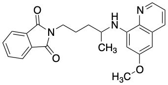 药物标准品2-[4-[(6-Methoxy-8-quinolinyl)amino]pentyl]-1H-isoindole-1,3(2H)-dione - TRC