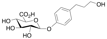 药物标准品4-(3-Hydroxypropyl)phenyl &beta;-D-Glucopyranosiduronic Acid - TRC
