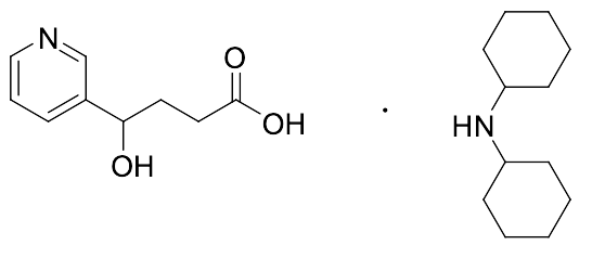 药物标准品rac 4-Hydroxy-4-(3-pyridyl)butanoic Acid Dicyclohexylamine Salt - TRC