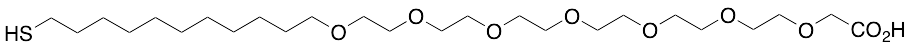 药物标准品23-(9-Mercaptononyl)-3,6,9,12,15,18,21-heptaoxatricosanoic Acid (>85%) - TRC