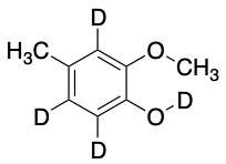 药物标准品2-Methoxy-4-methylphenol-3,5,6-d3,OD - TRC