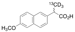 药物标准品rac-Naproxen-13C,d3