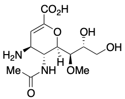 药物标准品(4S,5R,6R)-5-Acetamido-4-amino-6-((1R,2R)-2,3-dihydroxy-1-methoxypropyl)-5,6-dihydro-4H-pyran-2… - TRC