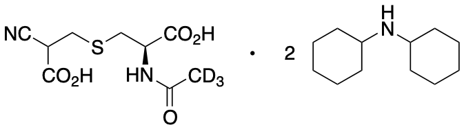药物标准品N-Acetyl-S-(2-cyanocarboxyethyl)-L-cysteine-d3 Bis(dicyclohexylamine) Salt - TRC