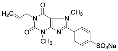 药物标准品1-Allyl-3,7-dimethyl-8-p-sulfophenylxanthine Sodium Salt - TRC
