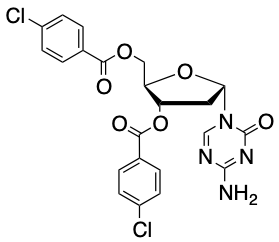 药物标准品4-Amino-1-[3,5-bis-O-(4-chlorobenzoyl)-2-deoxy-&alpha;-D-erythro-pentofuranosyl]-1,3,5-triazin-… - TRC