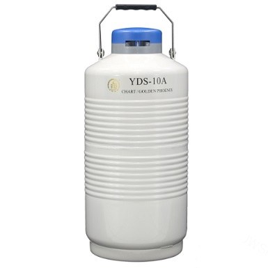 贮存型液氮生物容器 10L，口径50mm （不含蓝色锁盖）
