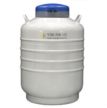 运输型液氮生物容器 35.5L，口径125mm （不含蓝色锁盖） - 金凤