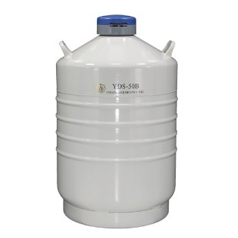 运输型液氮生物容器 50L，口径50mm （不含蓝色锁盖） - 金凤