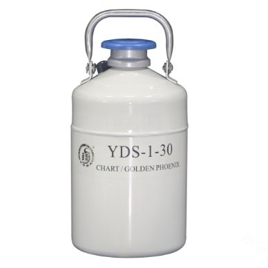 贮存型液氮生物容器 1L，口径30mm （不含蓝色锁盖）