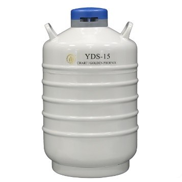 贮存型液氮生物容器 16L，口径50mm （不含蓝色锁盖） - 金凤