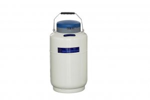 贮存型液氮生物容器 12L，口径90mm （不含蓝色锁盖） - 金凤