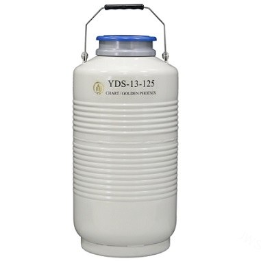 大口径液氮罐 13L，口径125mm （不含蓝色锁盖） - 金凤