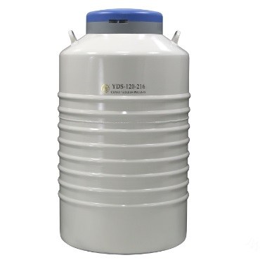 贮存型液氮生物容器 121L，口径216mm （不含蓝色锁盖）