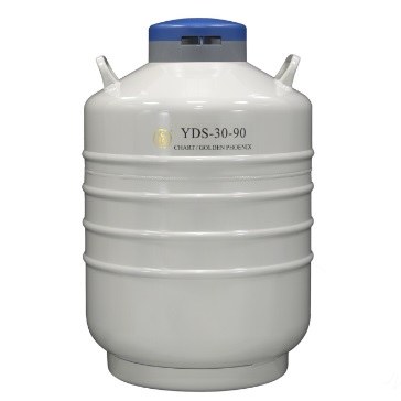 贮存型液氮生物容器 31.5L，口径90mm （不含蓝色锁盖） - 金凤