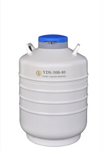 运输型液氮生物容器 31.5L，口径80mm （不含蓝色锁盖）
