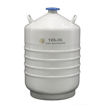 液氮型液氮生物容器 20L，口径50mm （不含蓝色锁盖） - 金凤