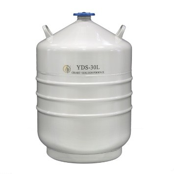 液氮型液氮生物容器 31.5L，口径50mm （不含蓝色锁盖） - 金凤
