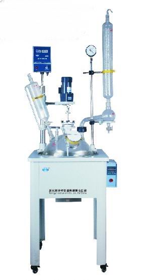 单层玻璃反应釜 10L RT～299℃ (管制品) - 巩义予华