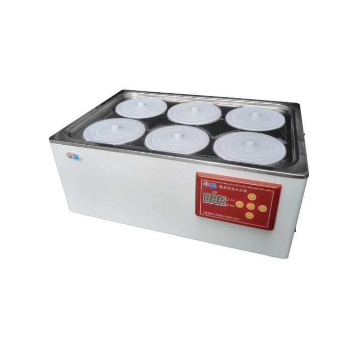 电热恒温水浴锅 双列六孔 18L RT+5℃～100℃