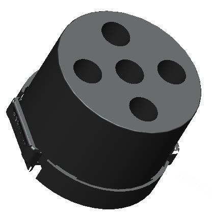 涡旋混匀器配件 试管垫片（17mm&times;5,Max:1500rpm）