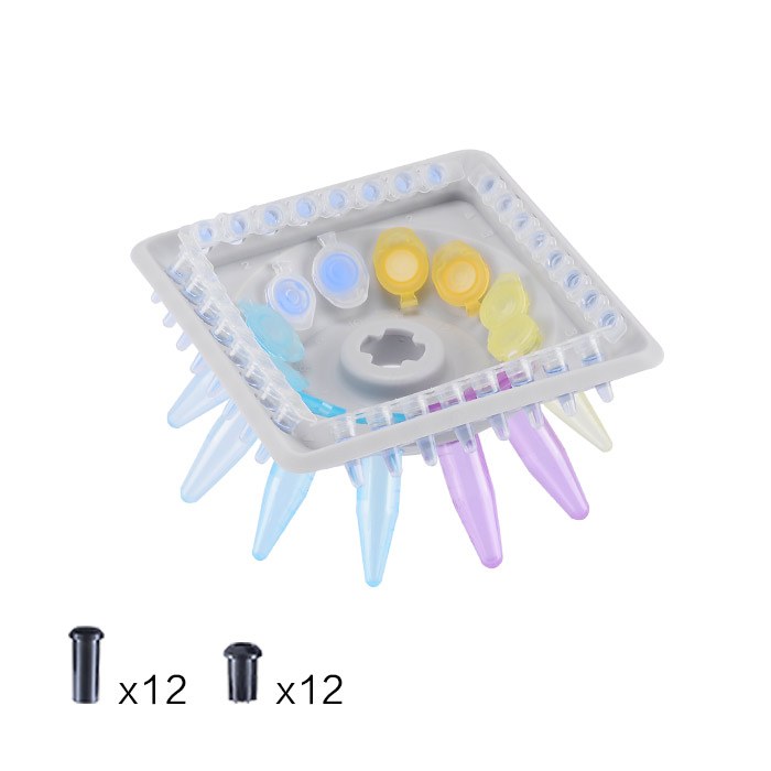 1号复合角式转子（1.5/2ml×12+PCR0.2ml×8孔×4排） - ACESUN艾斯琳