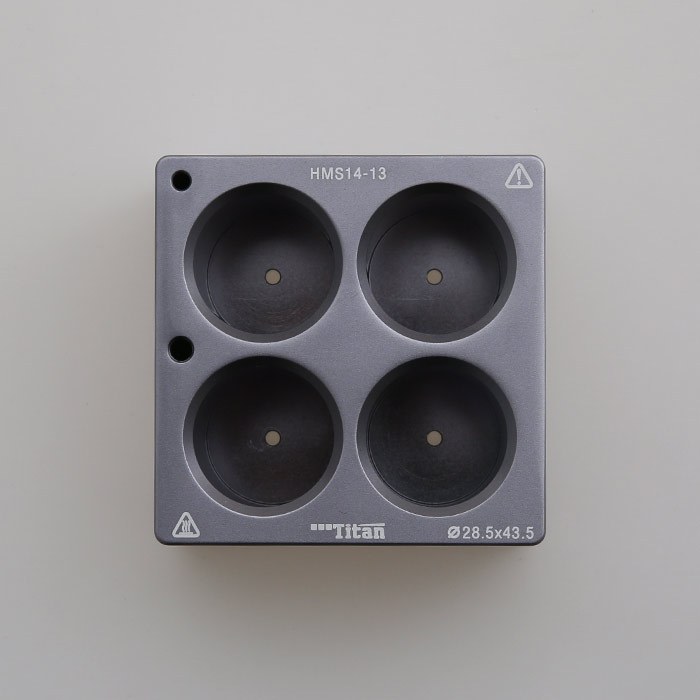 40 ml&times;4孔vessel 加热块 （&phi;28.5mm&times;孔深43.5mm）