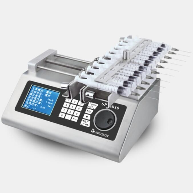 八通道蓝屏注射泵 10ul～10ml 5um/min～132mm/min（仅限科研用途）