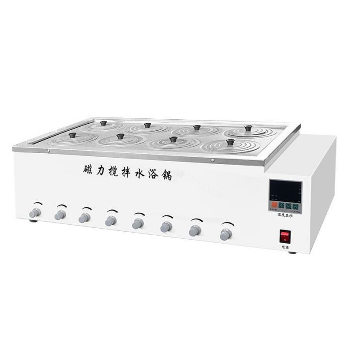 八孔磁力搅拌水浴锅 RT+5~100℃ 0-2400转/min