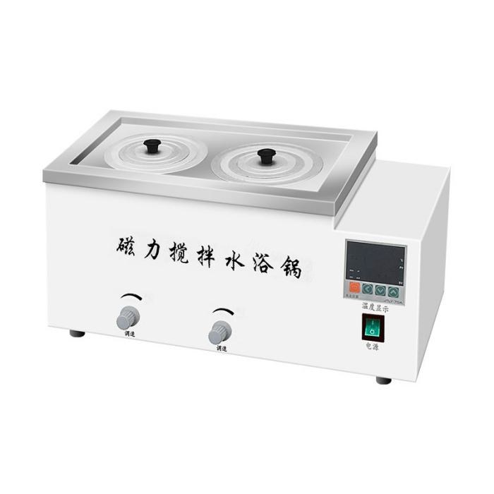 双孔磁力搅拌水浴锅 RT+5~100℃ 启动-2400转/min