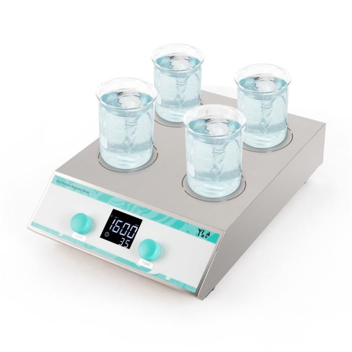 4工位磁力搅拌器 1000ml 100~1600rpm