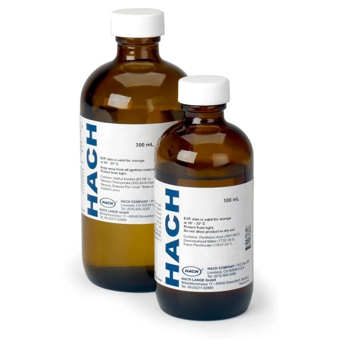 氯化试剂组合，汞硫氰酸盐 - Hach/哈希