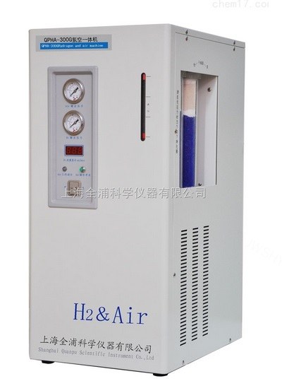 氢空一体机（无油空气压缩机） 氢气：0-300ml/min，空气：0-2000ml/min - 全浦