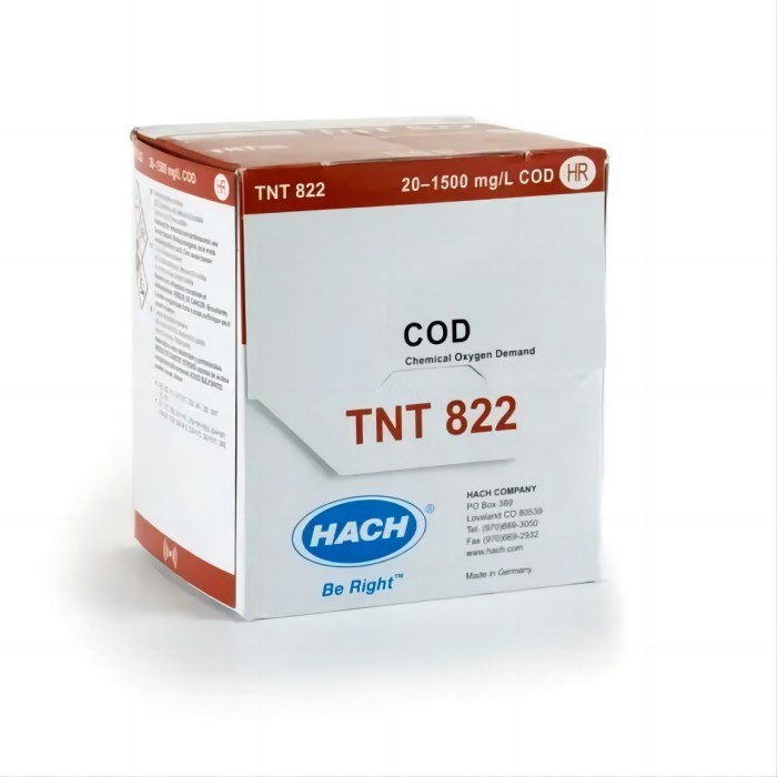 CODCr试剂 量程：20 to 1500 mg/L COD - Hach/哈希