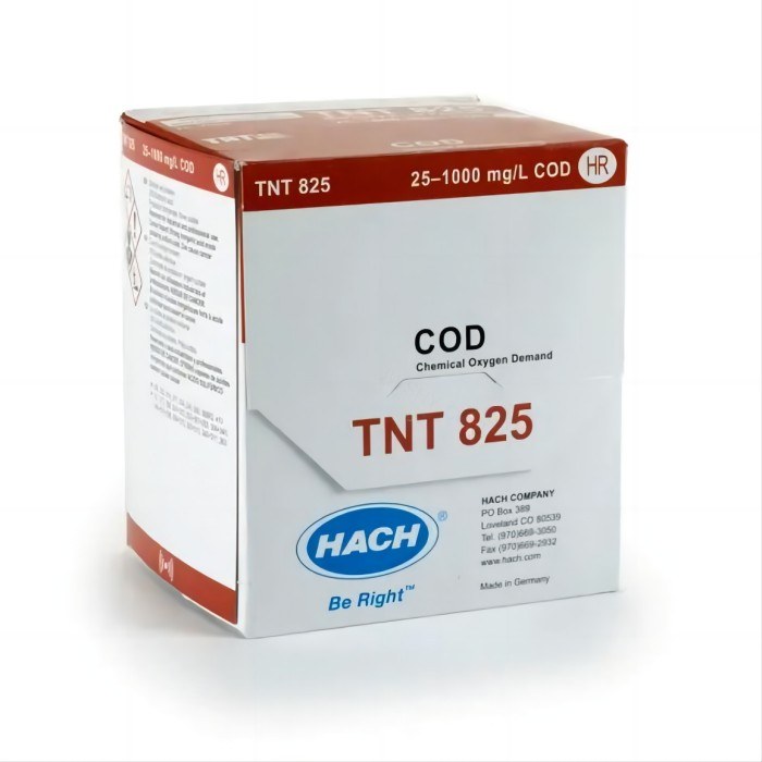 CODCr试剂无汞试剂消解法 量程：25 to 1000 mg/L COD - Hach/哈希