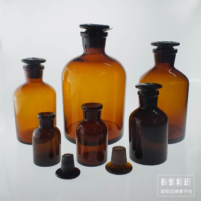 棕色小口试剂瓶 2500ml - 华鸥