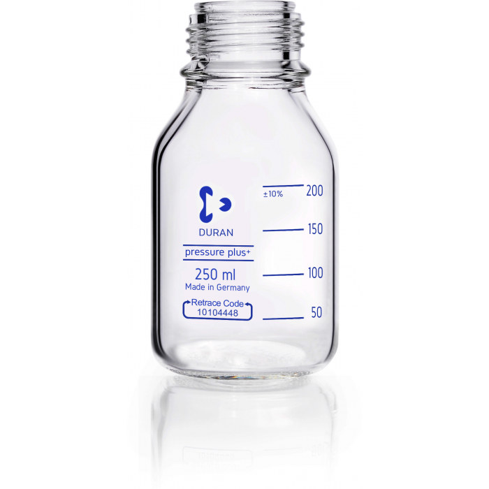 耐压试剂瓶 500ml 不含盖 GL45盖 原Schott/肖特 - Duran