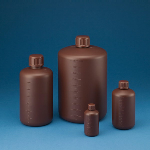 PE制标准规格瓶(圆柱形·遮光) 窄口 500mL