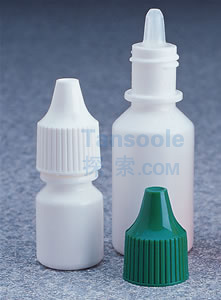 [LPE] 滴瓶，白色LDPE瓶，各种颜色的PP盖，LDPE控制分配头，15ml