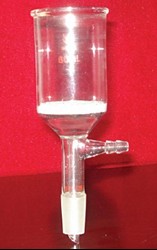 具磨口砂板筒形抽滤漏斗 60ml 19# G3 - 联华